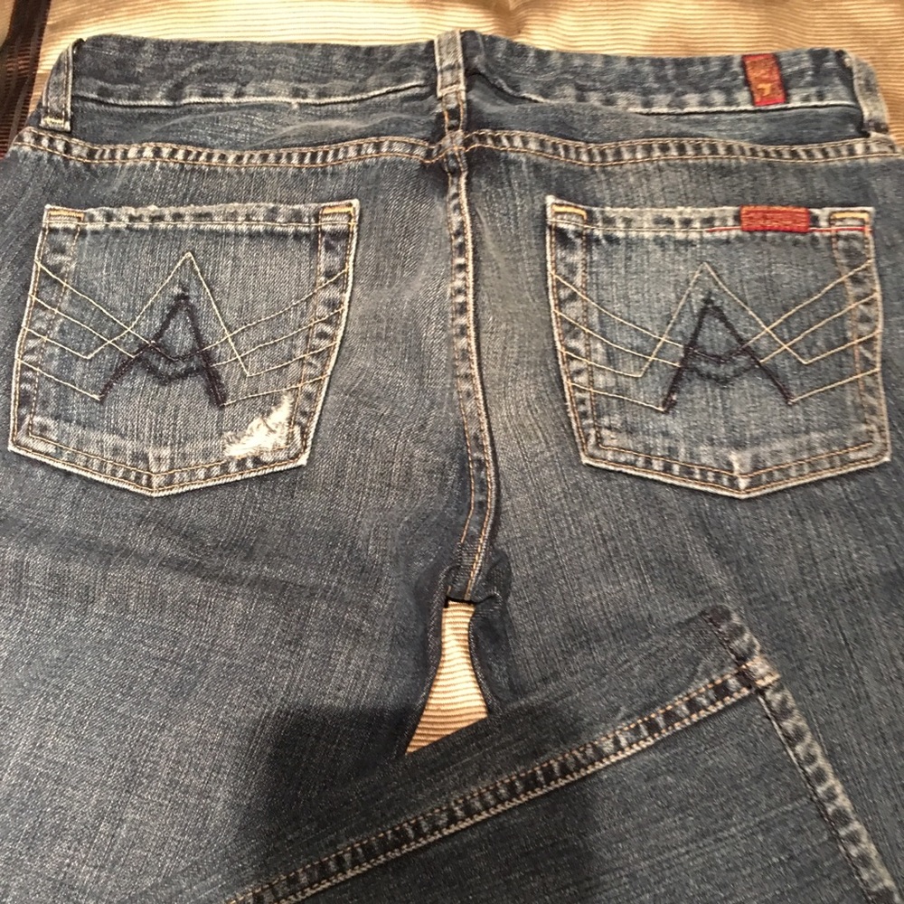 Sz 29  7 For All Mankind  “A Pocket” Jeans